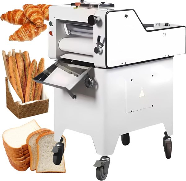 Automatic Toast Dough Shaping Forming Machine 30g-1200g Commercial Bread Dough Rolling Presser Shaping Machine